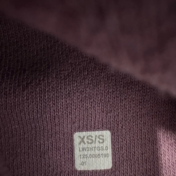 Lululemon Scuba Full Zip Jacket Pink XS/S Zip Up Sweatshirt Thumbholes - Picture 7 of 9